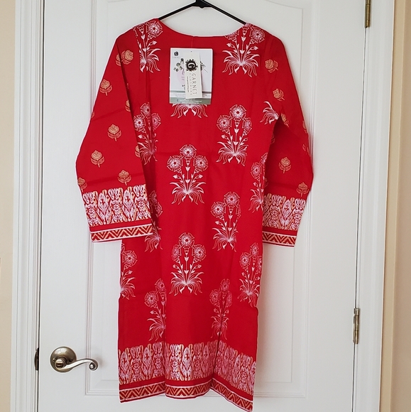 Pakistani 1 piece screen print kameez/Kurta FINAL PRICE - Picture 9 of 9